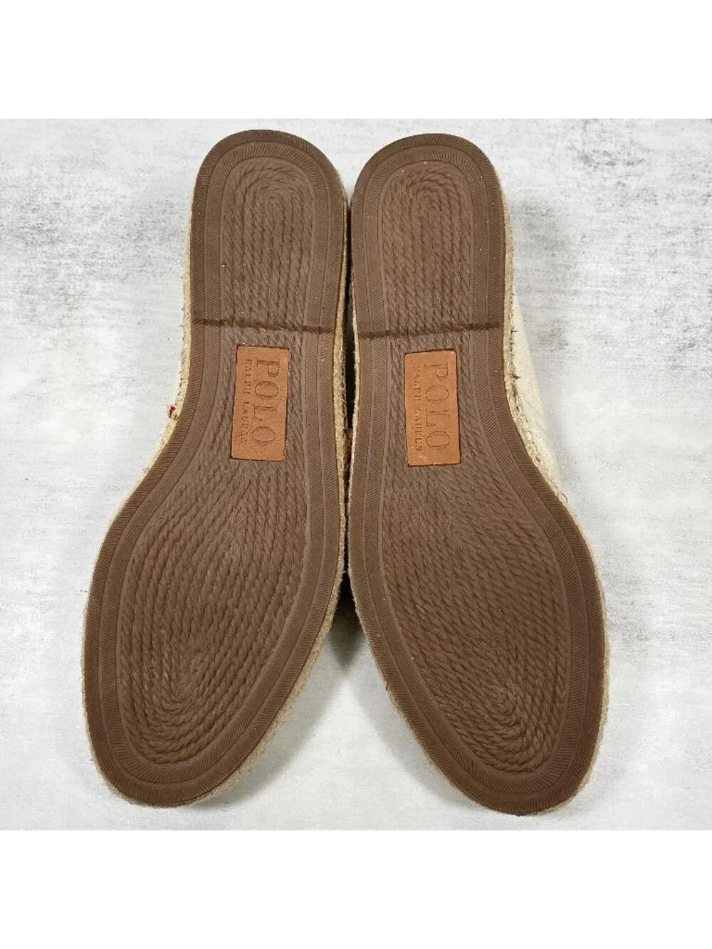 Polo Ralph Lauren Cevio Slip-on Canvas  Espadrilles - Men's Size 10 - Beige